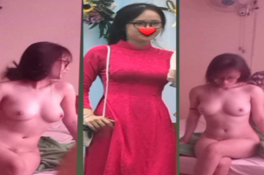 Cô giáo thực tập thân hình ngon lại còn dâm
